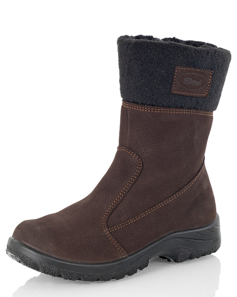 Sievi Katja XL tummanruskea naisten talvikengät villavuorella