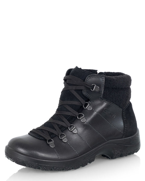 Sievi Kirsi musta naisten talvikengät lämpimällä vuorella