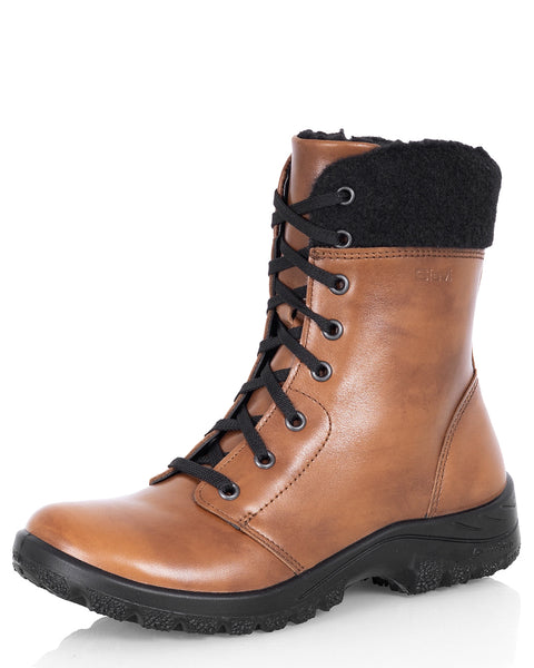 Sievi Milja ruskea naisten talvikengät lämpimällä vuorella