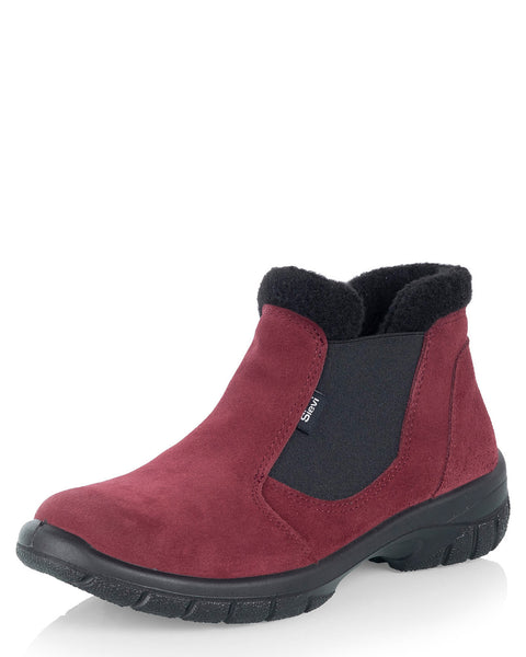 Sievi Minja viininpunainen naisten talvikengät lämpimällä vuorella