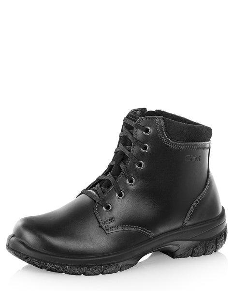 Sievi Minna XL musta naisten talvikengät lämpimällä vuorella