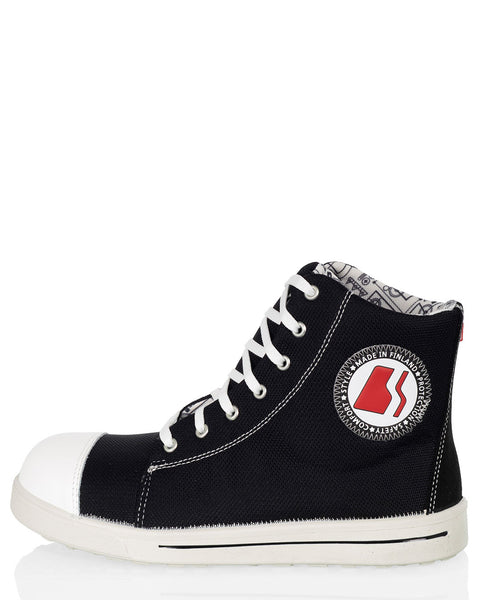 Sievi Planar 3 S3 turvanilkkurit tekstiilipäällisellä ja valkoisella kärkiosalla