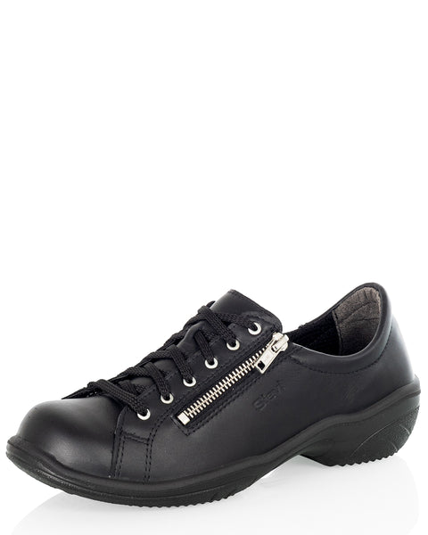 Sievi Salla XL musta naisten kävelykenkä leveällä lestillä tuntuu mukavalta