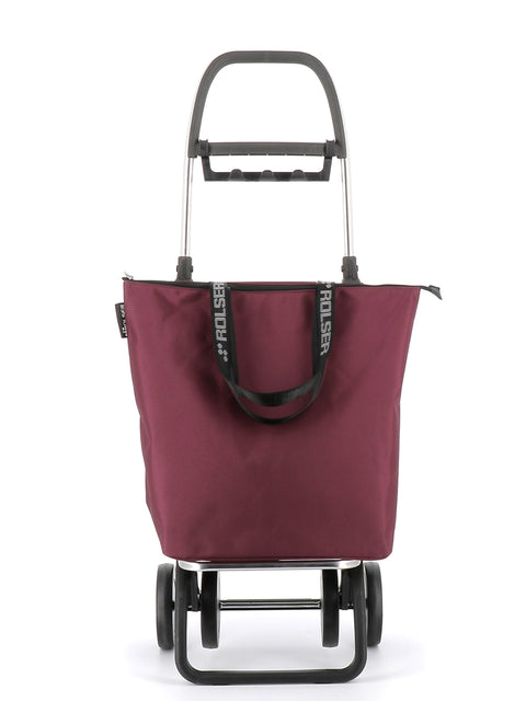Sievi Shopista vedettävä ja työnnettävä ostoskärry Rolser Mini Bag Plus MF 4L luumu