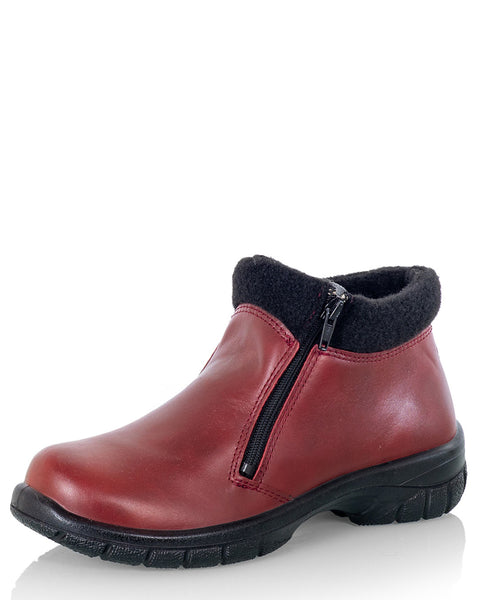 Sievi Taina XL viininpunainen naisten talvikengät lämpimällä vuorella