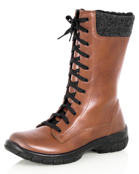 Sievi Vilja ruskea naisten talvikengät lämpimällä vuorella