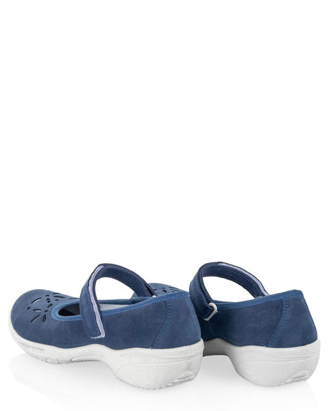 Sievi Viola sininen naisten kävelykenkä tehty Suomessa