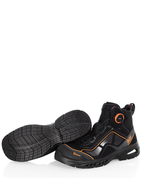 Sievi laadukkaat turvajalkineet AirGo 5 RollerH XL S1P pitävällä kitkapohjalla