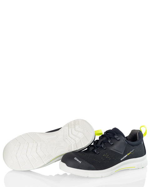 Sievi laadukkaat turvajalkineet Racer EcoTech S3L pitävällä kitkapohjalla