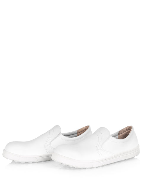 Valkoiset slipin turvakengät Sievi Alfa White S2