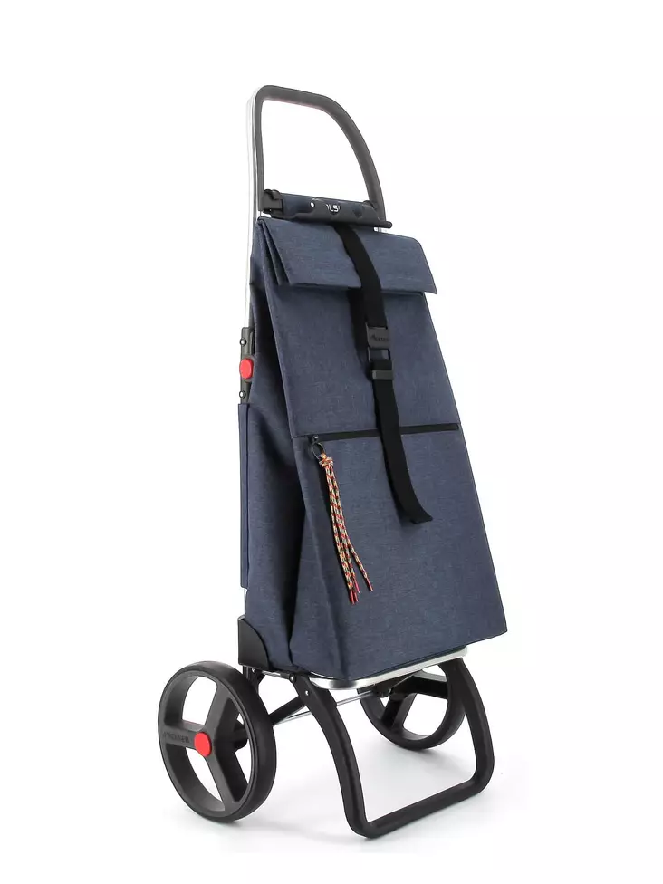 Ostoskärry Big Tweed sininen 2 isolla renkaalla - 2 pyöräiset ostoskärryt - BIG0191 - 1