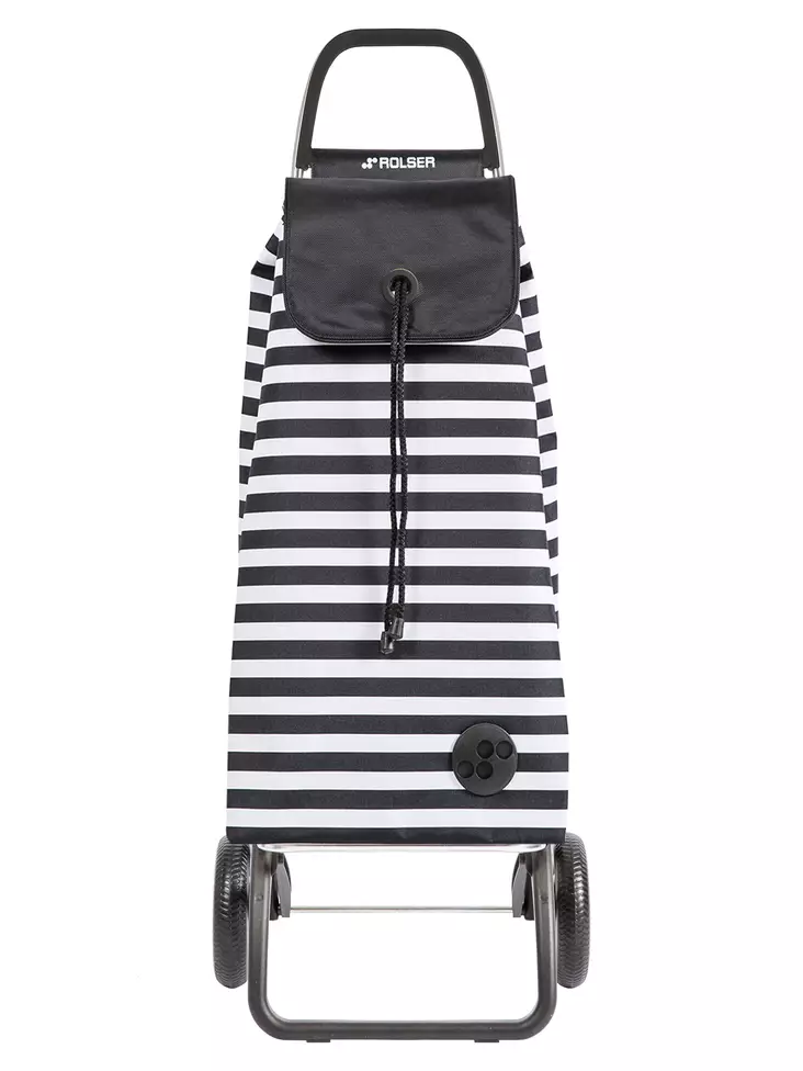 Ostoskärry I-Max Marina 2L mustavalkoinen 2 renkaalla - 2 pyöräiset ostoskärryt - IMX3281 - 1