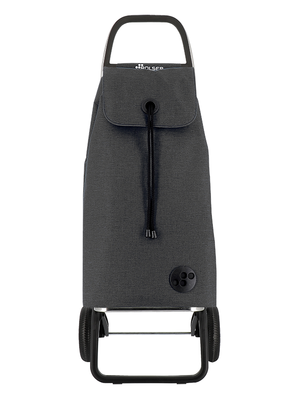 Ostoskärry I-Max Tweed 2L musta 2 renkaalla - 2 pyöräiset ostoskärryt - IMX3844 - 1