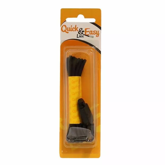 Pikalukkonauhat musta 90cm - Kengännauhat - 7695 - 1